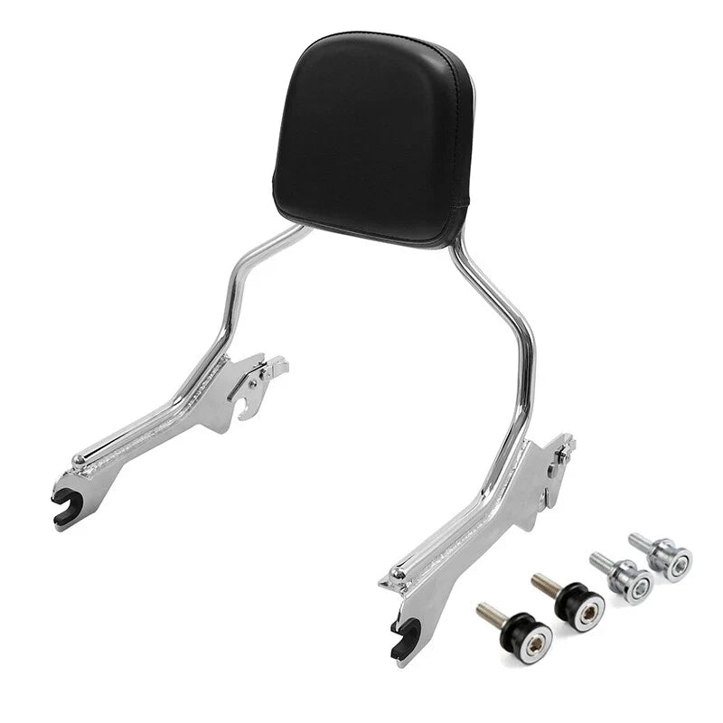 Backrest Docking Hardware Kit for Chrome Sissy Bar on Harley Fat Boy 2018-2025