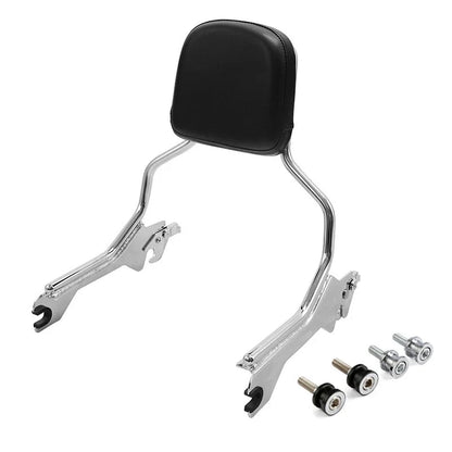 Backrest Docking Hardware Kit for Chrome Sissy Bar on Harley Fat Boy 2018-2025