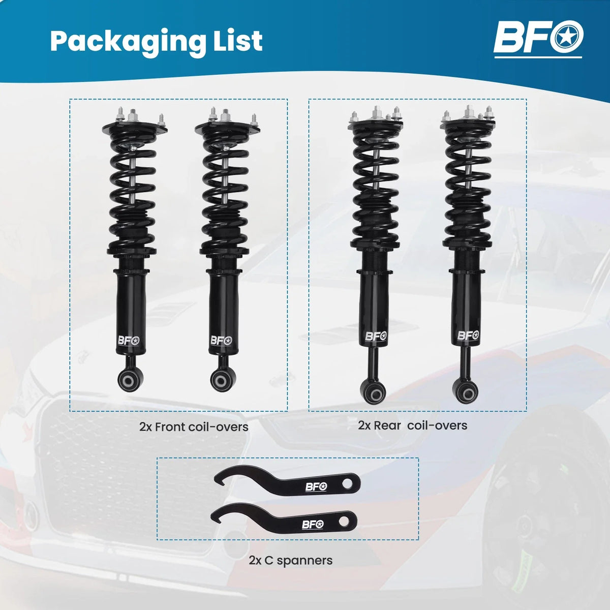 2000-2005 Lexus IS300 Adjustable Coilover System