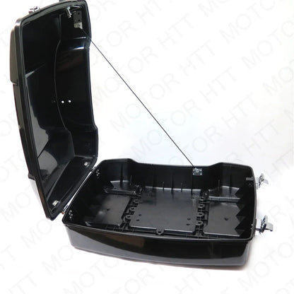 Tour Pak Trunk Black Unpainted for Harley Touring 1997-2008