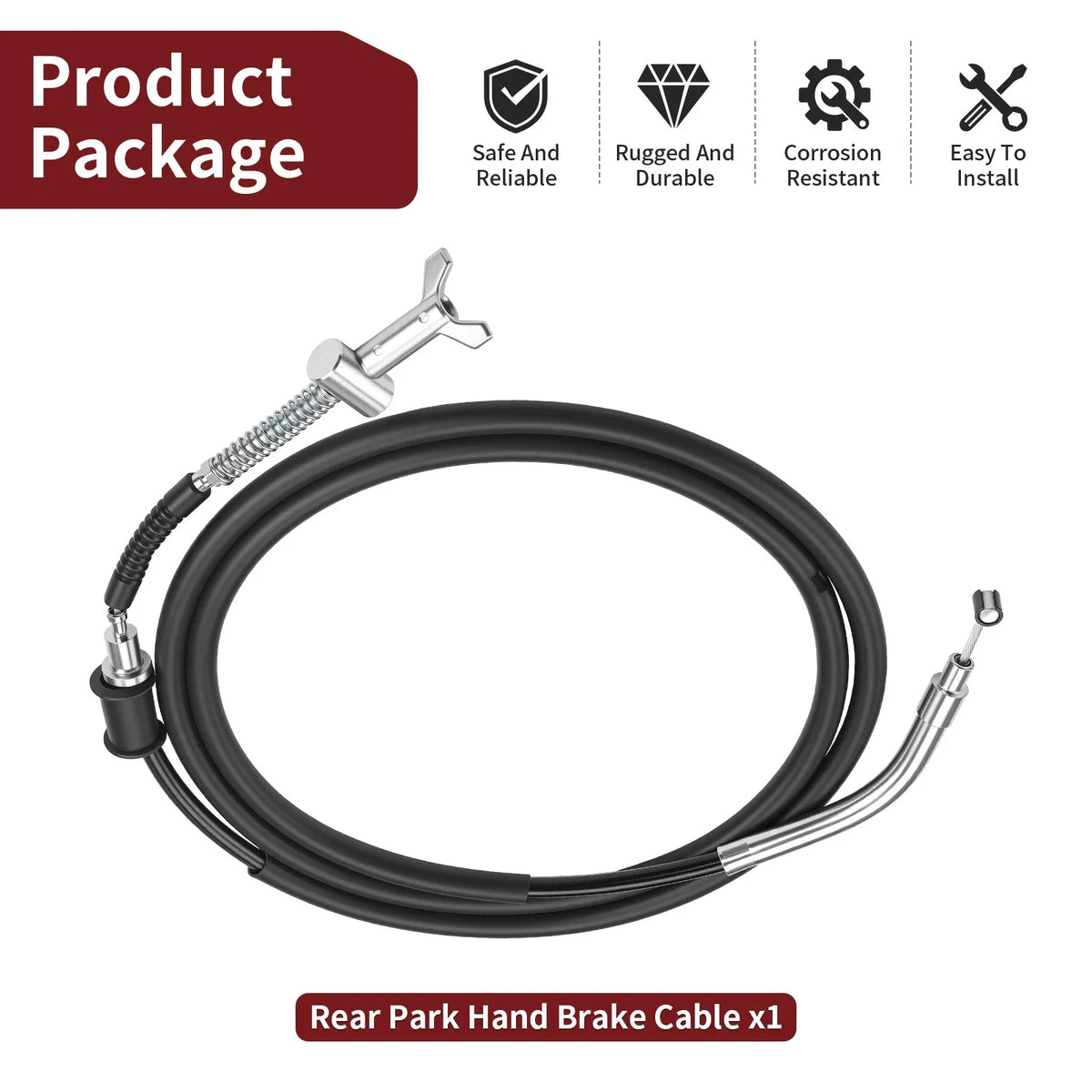 Rear Parking Brake Cable for Suzuki Ozark LTF250 2007-2014 58810-05G11