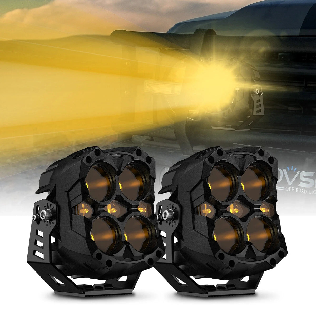 2X LED Pod Lights for Off Road Vehicles (IP68)