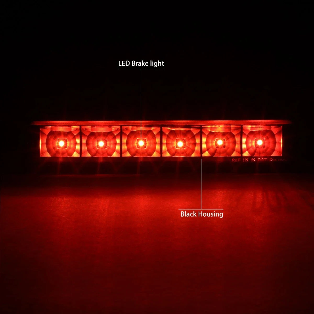 LED Third Tail Brake Light for Chevy Express GMC Savana (2003–2017)
