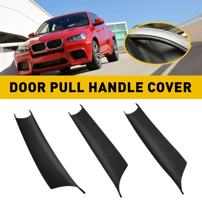 3-Piece Interior Door Handle Pull Trim for BMW X5 X6 2008-2014