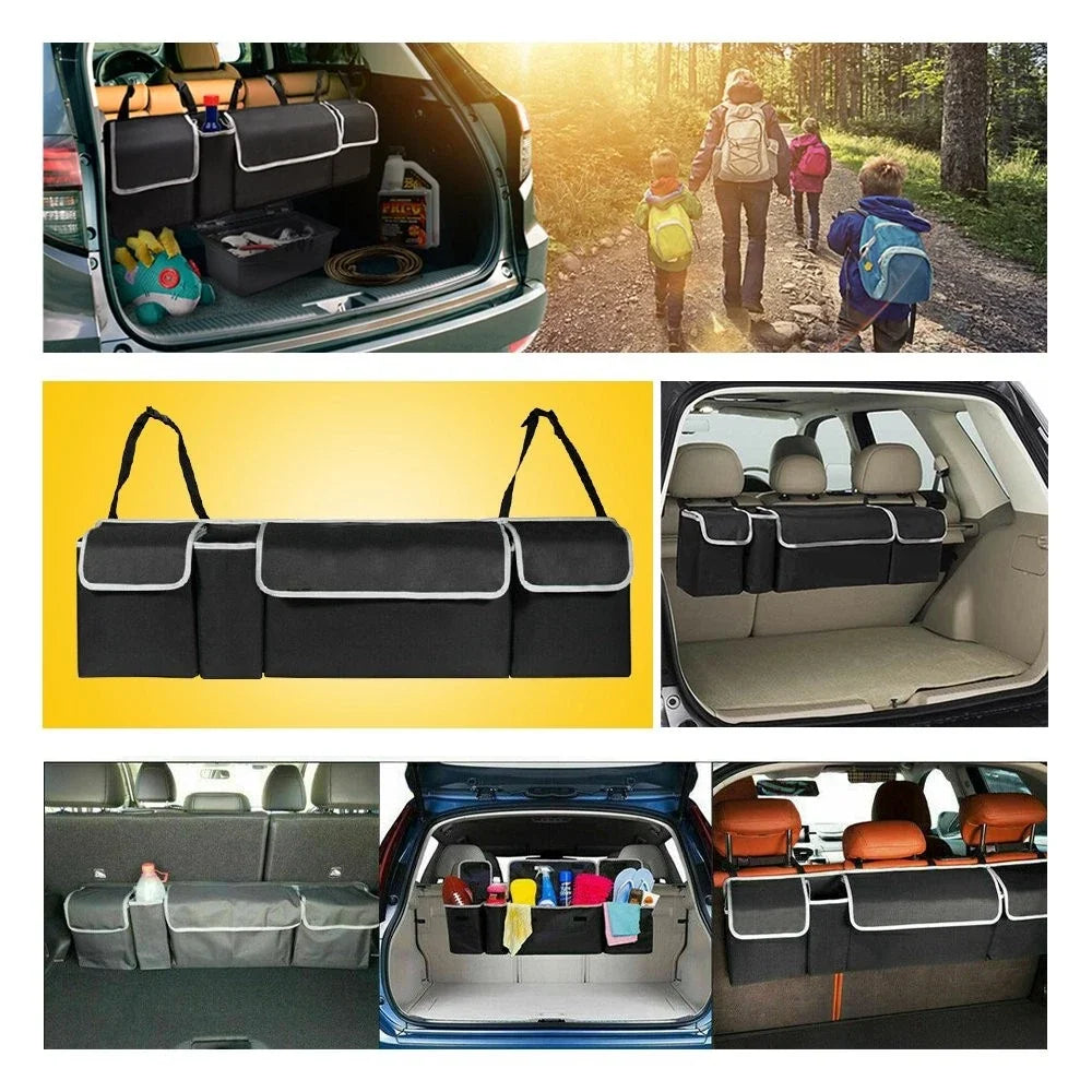 Trunk Cargo Organizer for Car Truck SUV (Folding, Collapsible, Velcro)