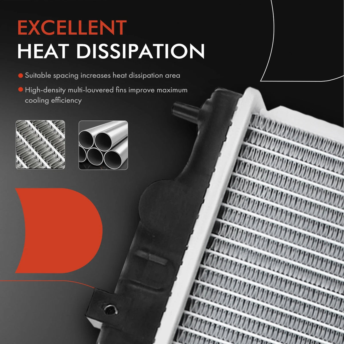 Radiator for Infiniti I30 (1999–2003) and Nissan Maxima