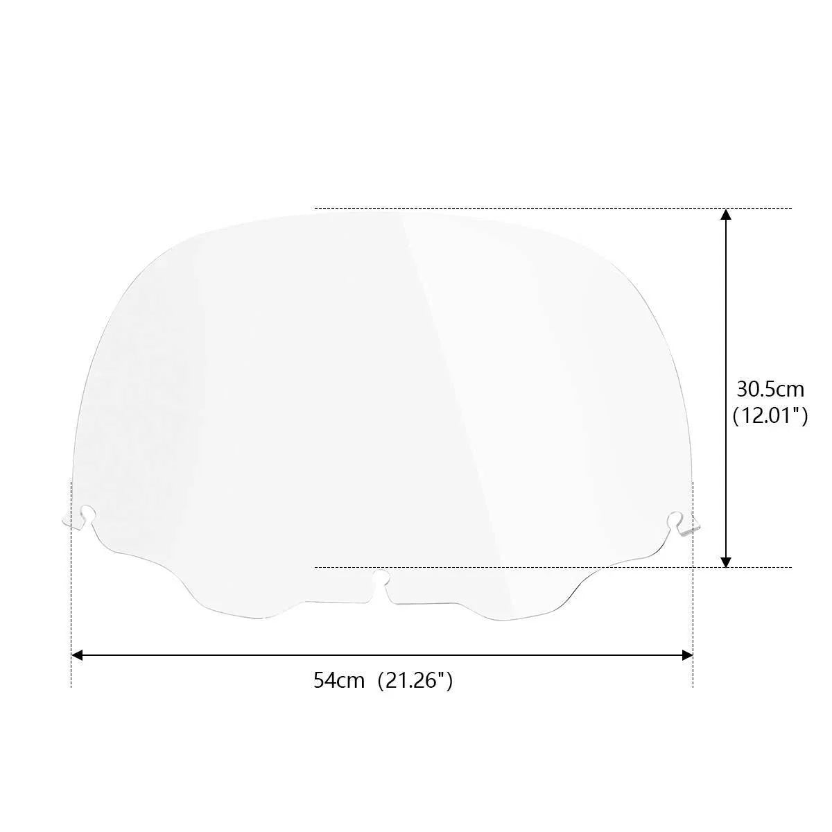 Clear Windshield for Harley Touring Electra Trike Glide (1993–2013)