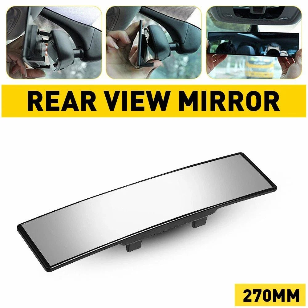 Car Interior Wide Angle Panoramic Rear View Mirror