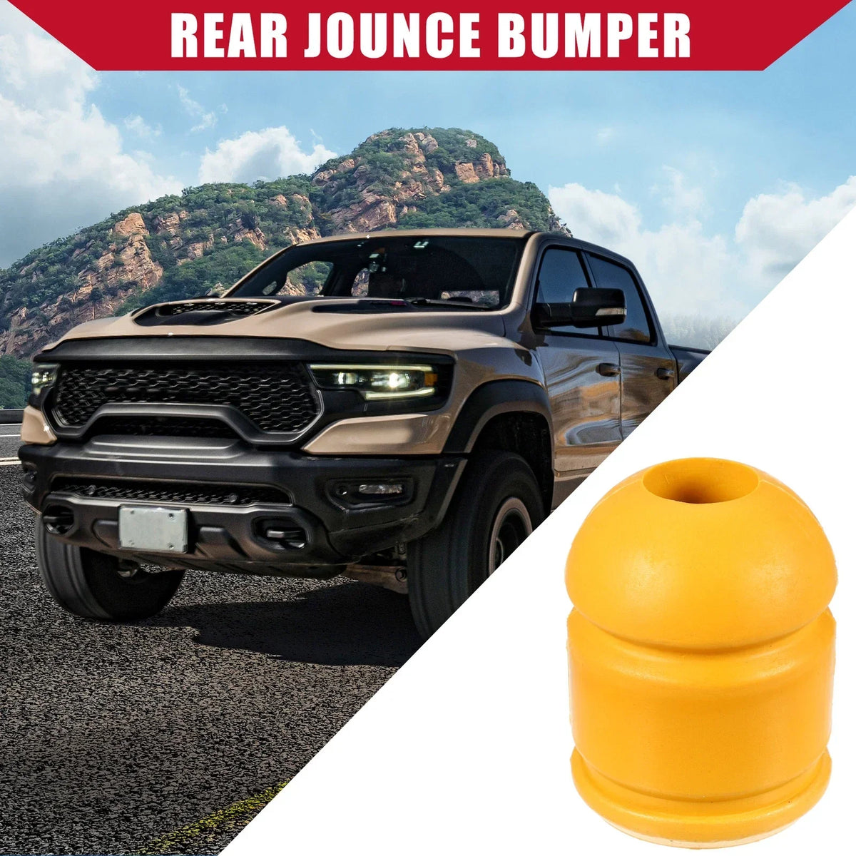 Replacement Rear Jounce Bumper for 2009-2010 Dodge Ram 1500