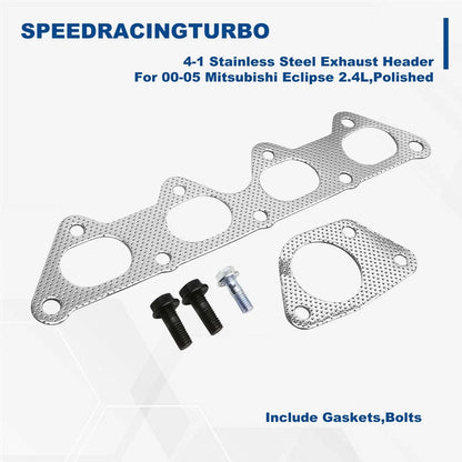 Exhaust Header Kit Stainless Steel for Mitsubishi Eclipse 2000-2005