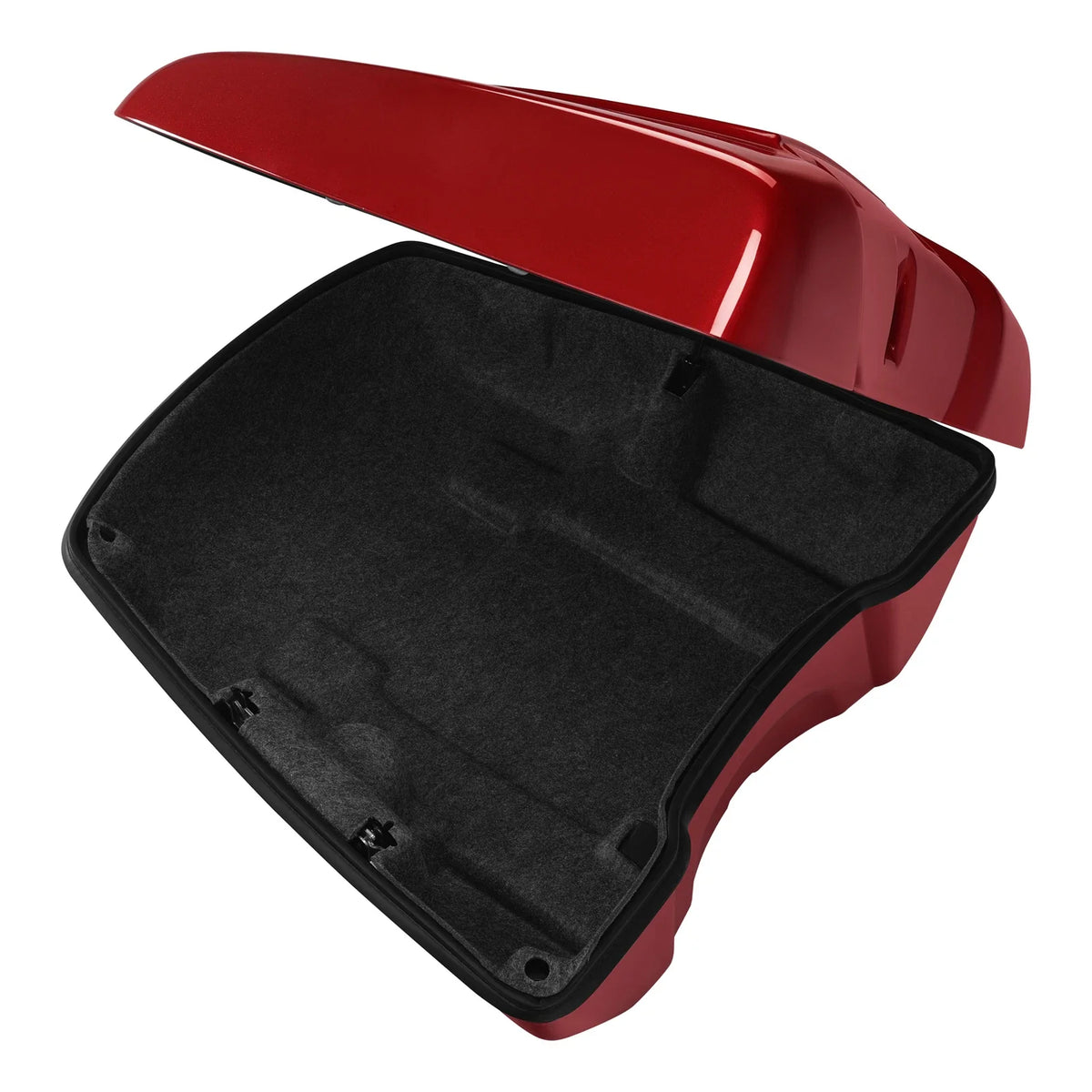 Low Profile Trunk in Ruby Metallic for 2016–2023 Indian Chieftain