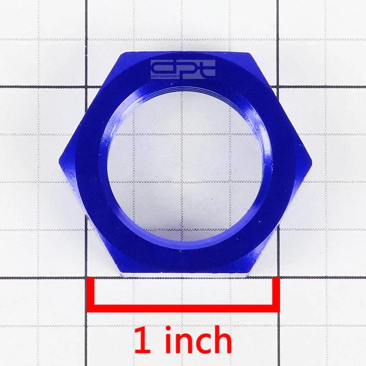 10AN Bulkhead Fitting Adapter for - Blue Aluminum Anodized