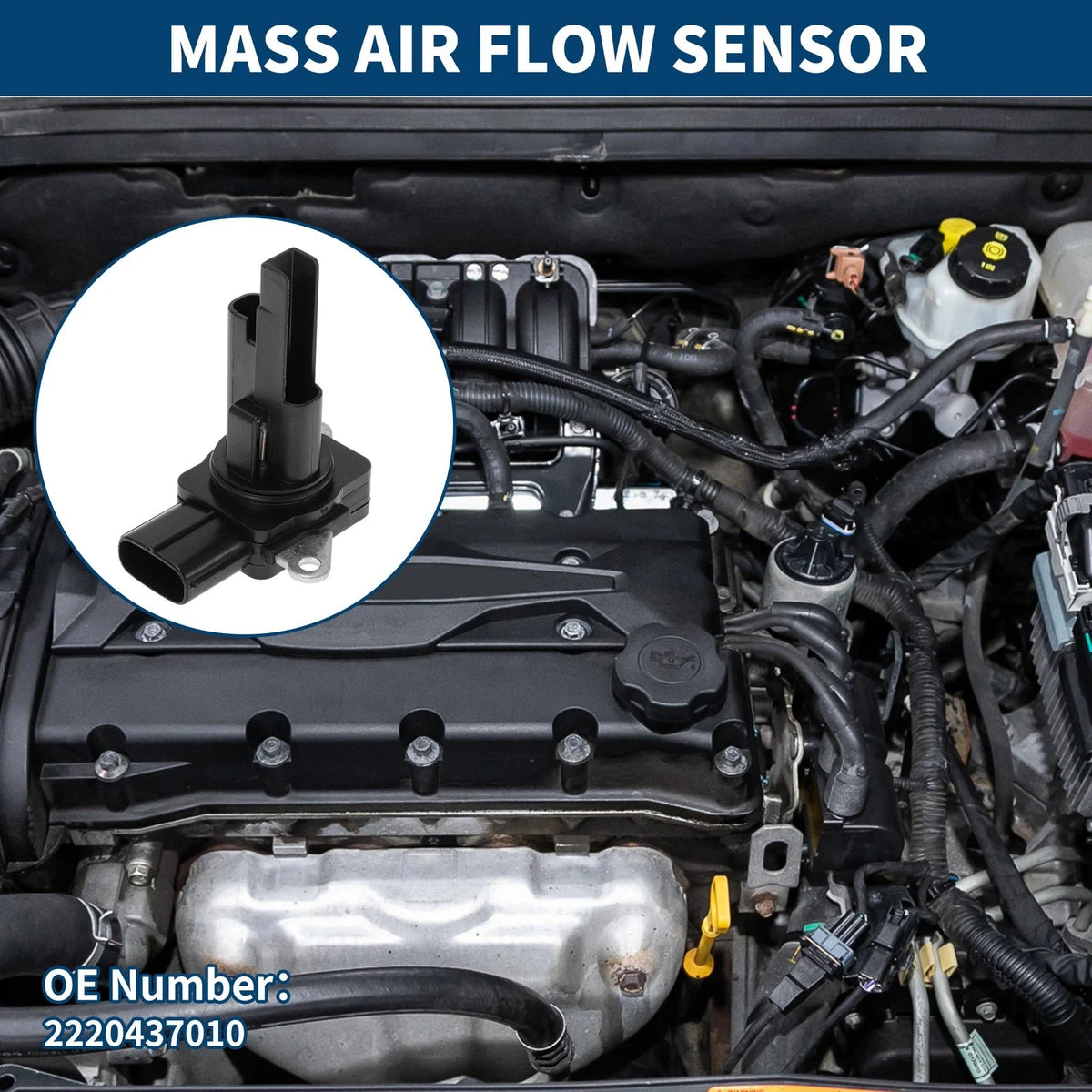 Mass Air Flow Sensor Meter No. 2220437010 for Toyota Rav4 (2006–2012)