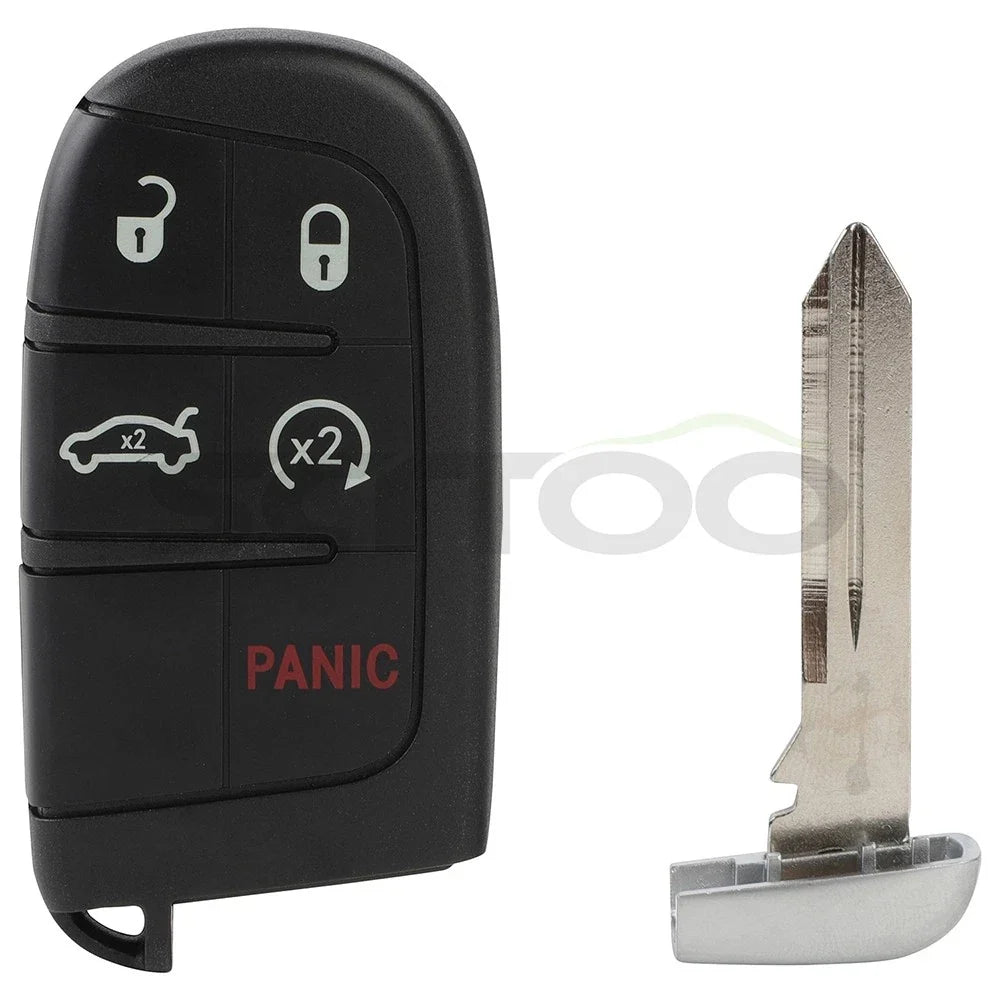2 Keyless Entry Remote Fob 5 Buttons for Dodge Challenger (2015–2018)