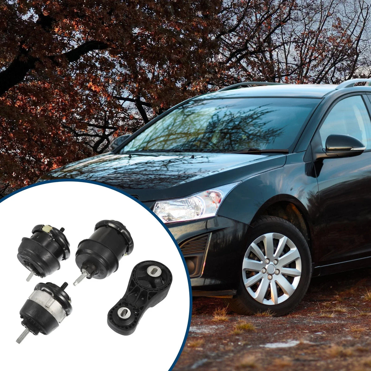 Engine Motor Trans Mount Set for Buick Enclave, GMC Acadia (2009–2017)
