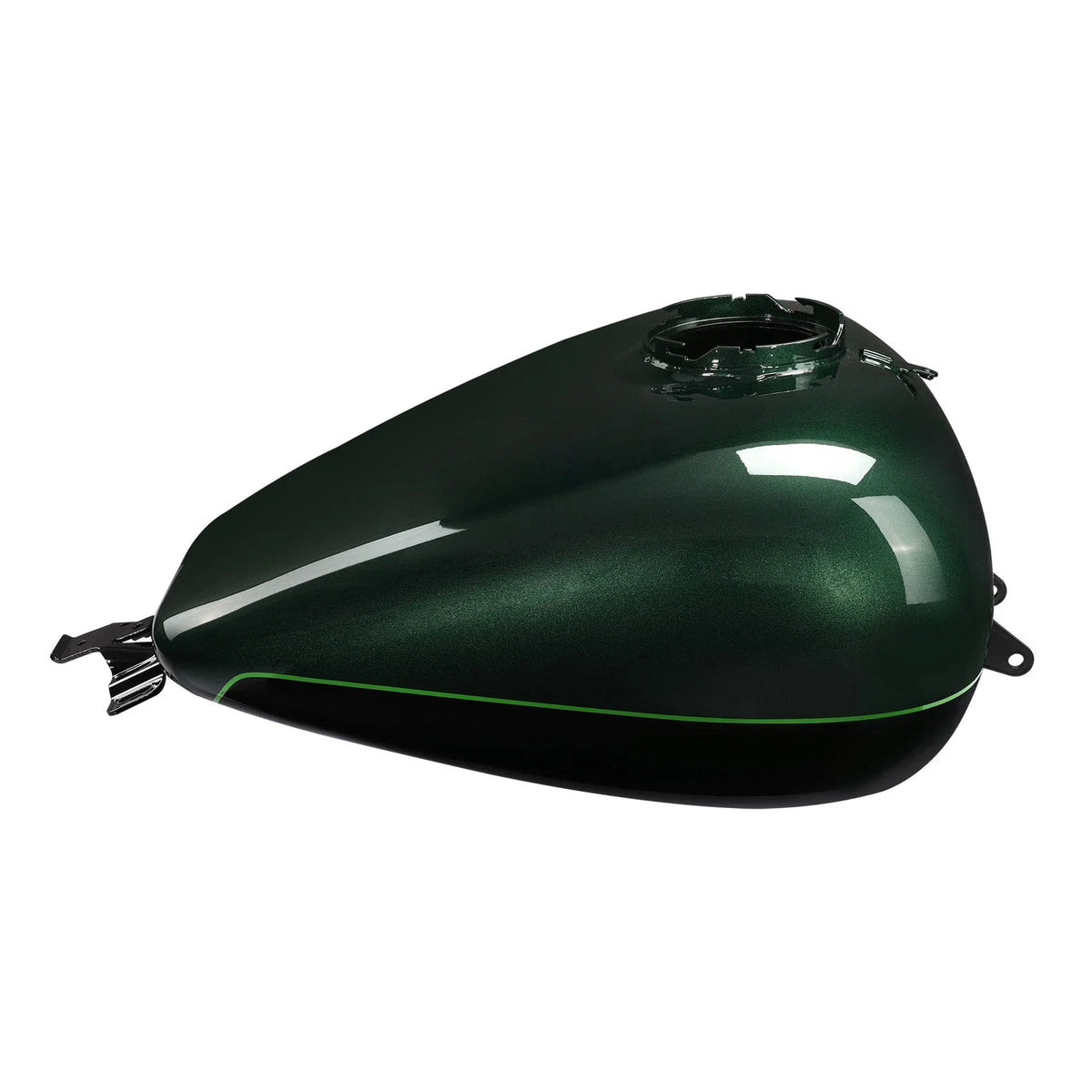 Fuel Gas Tank for Harley Street Glide (2008–2024) Deep Jade Pearl / Vivid Black