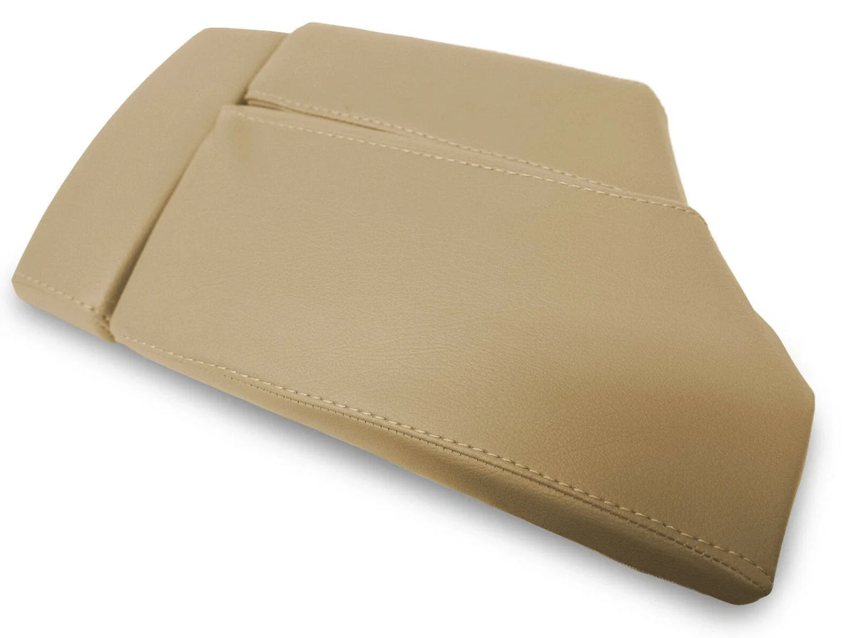 Leather Center Console Lid Armrest Cover for BMW E60 (2003–2010) Beige