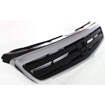 Grille for Honda Civic (1999–2000) DX EX LX Sedan Chrome Black