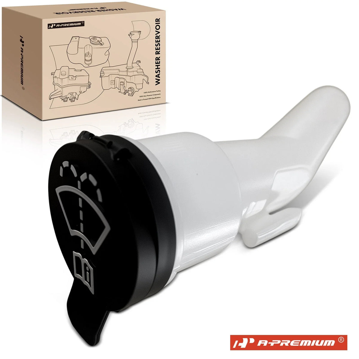 Windshield Washer Reservoir Filler Neck with Cap for Buick Verano (2012–2017)