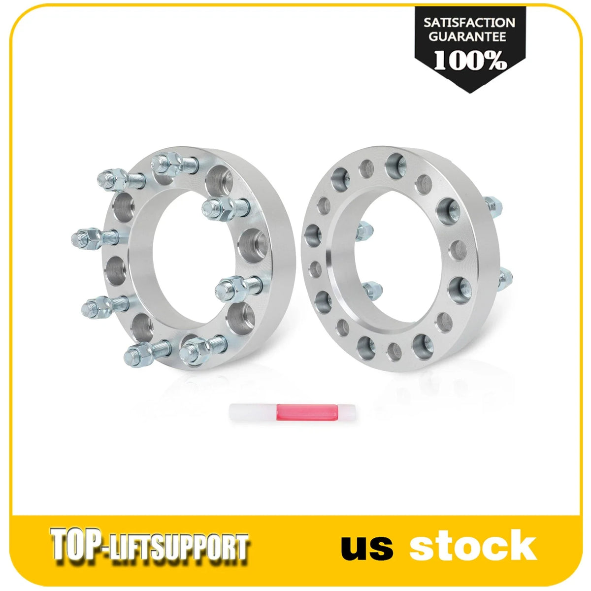 2X 1.5" Wheel Adapters for Chevy GMC to Ford 8 Lug Wheels