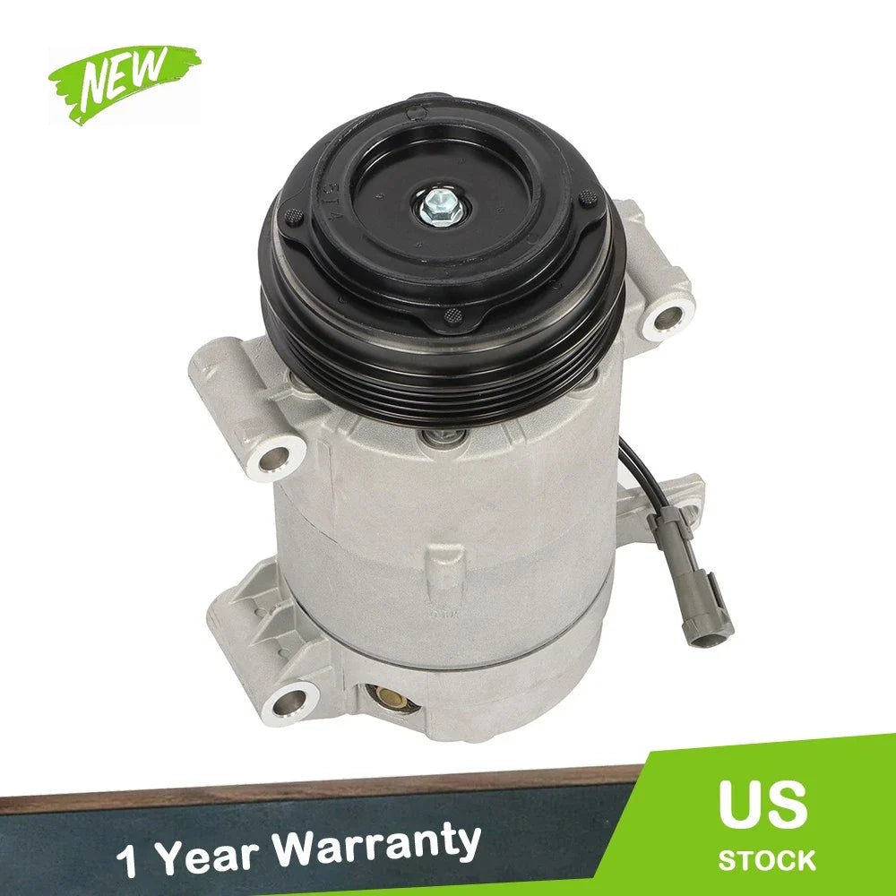 AC Compressor for Chevy GMC Sierra 1500/2500/3500 HD (1999–2002) Yukon (2000–2002)