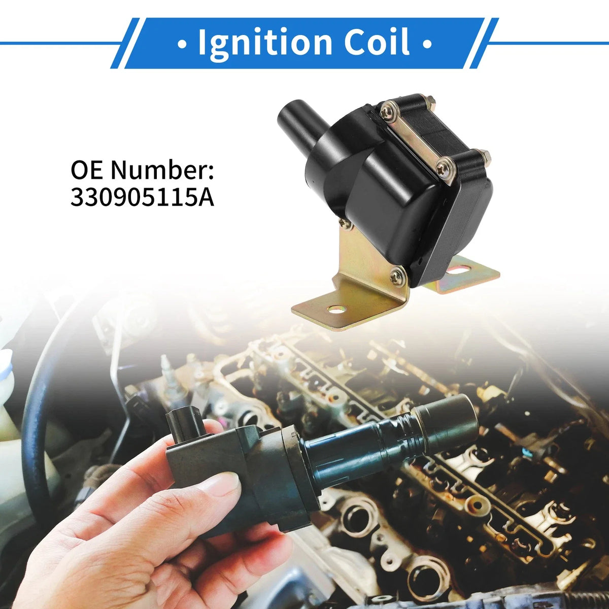 Ignition Coil Pack No.330905115A for Volkswagen Santana (1996–2008)