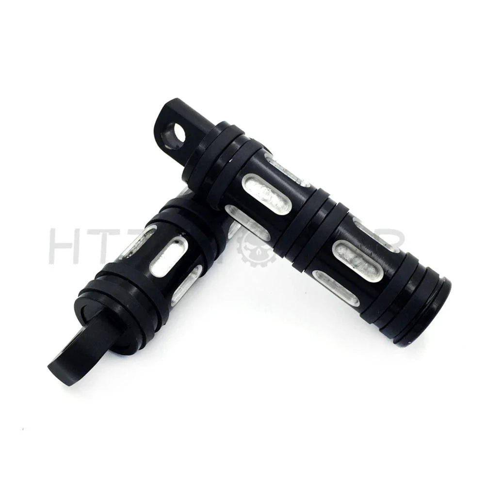 Black Foot Pegs for Street Glide/Road King/CVO Harley 1984-2017