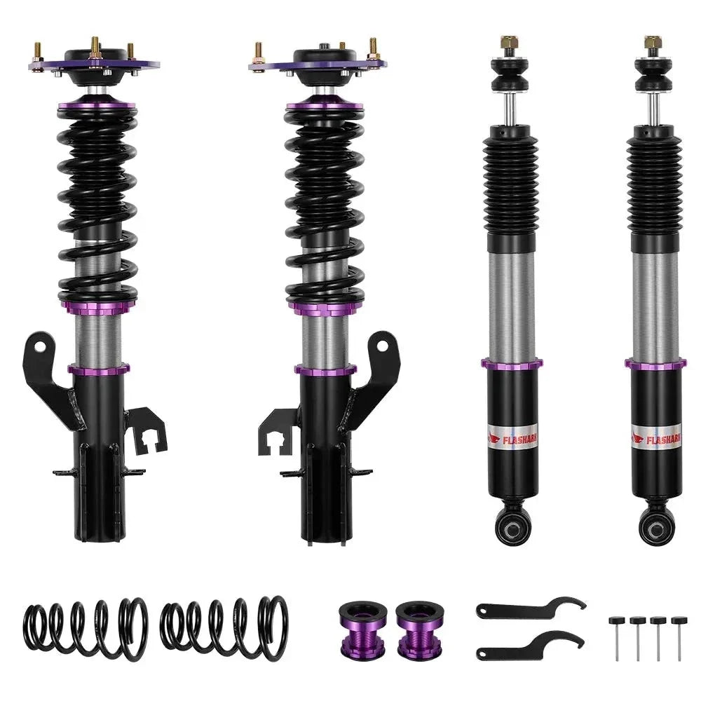 Coilover Kit with Adjustable Height & Damper for Nissan Versa 2007–2012
