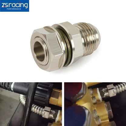 DIY 10AN Turbo Oil Pan Return Drain Adapter Fitting