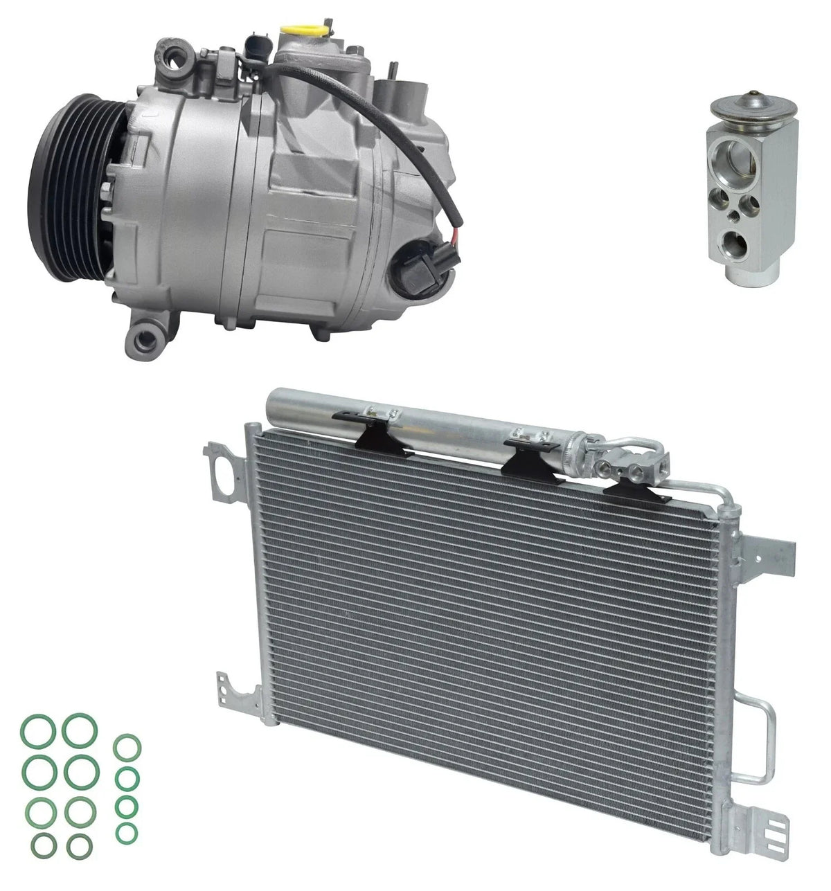 A C Compressor Kit With Condenser for Mercedes CLK500 (2006–2006)