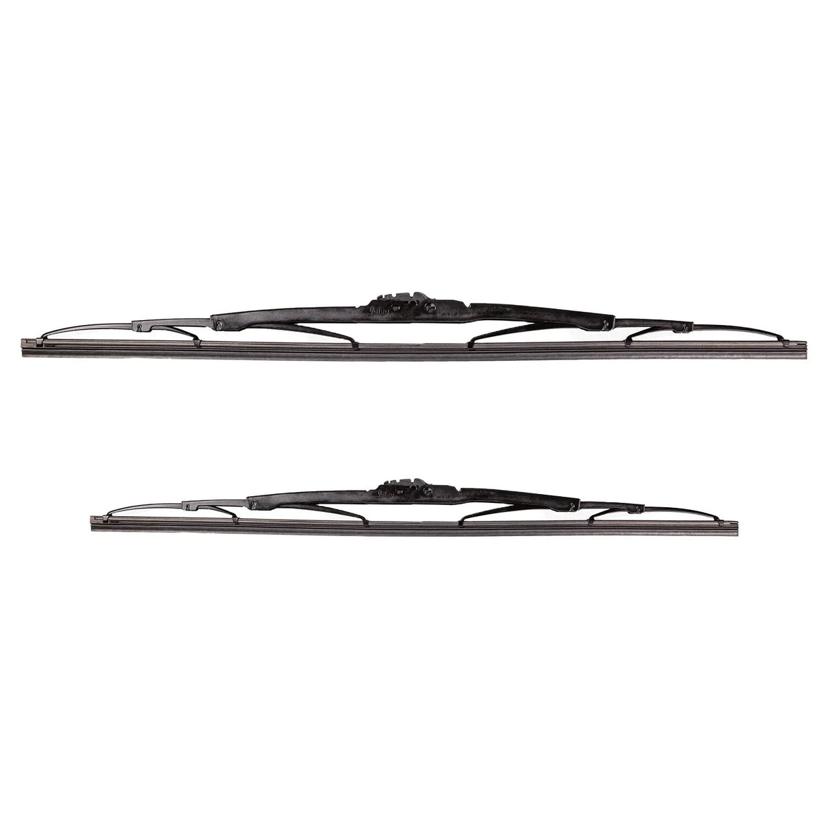 2X Valeo Traditional Titanium Front Windshield Wiper Blades for