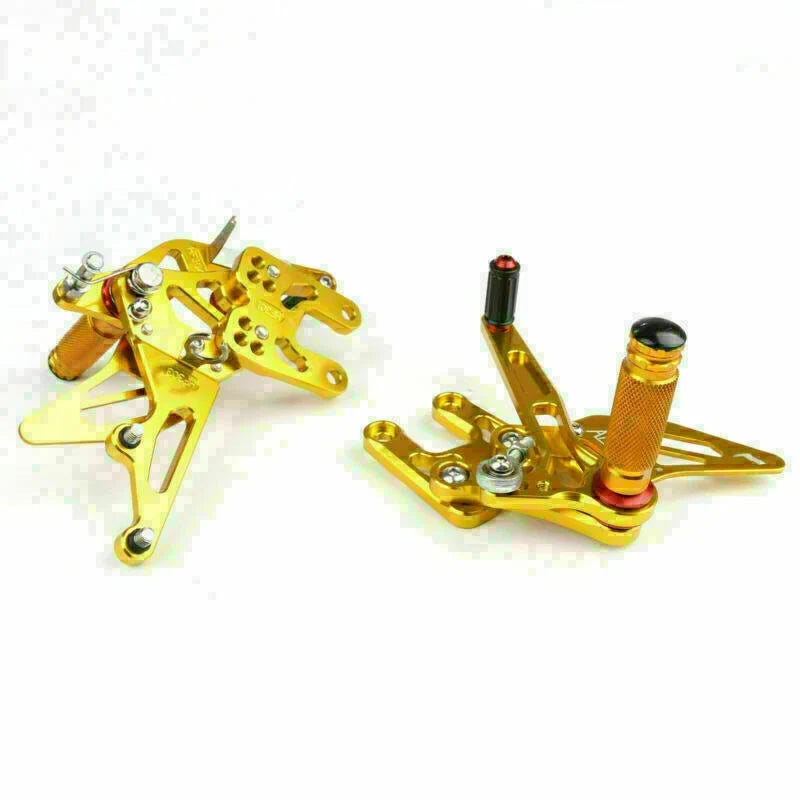 Gold T9 Rearset for 2006-2007 Kawasaki ZX10R