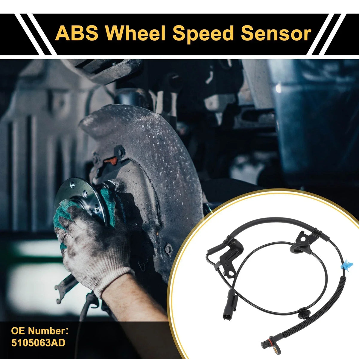 Wheel Speed Sensor ABS for Dodge Caliber 2007