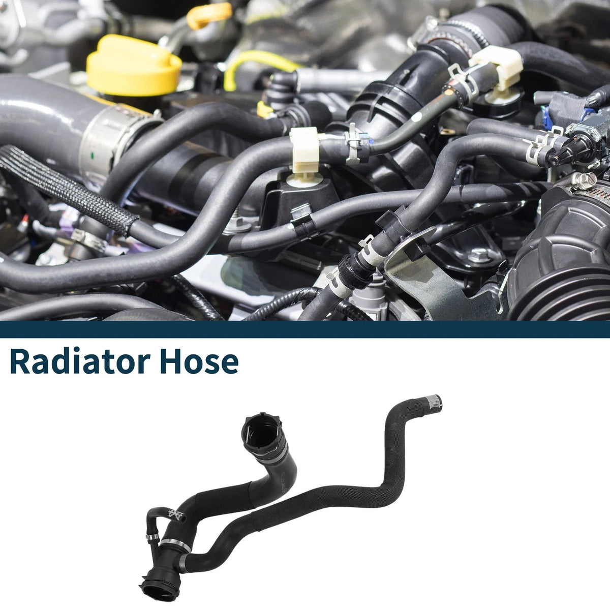 Radiator Hose No. 4E0121055AJ for Audi A8 (2019–2022) Upper Hose