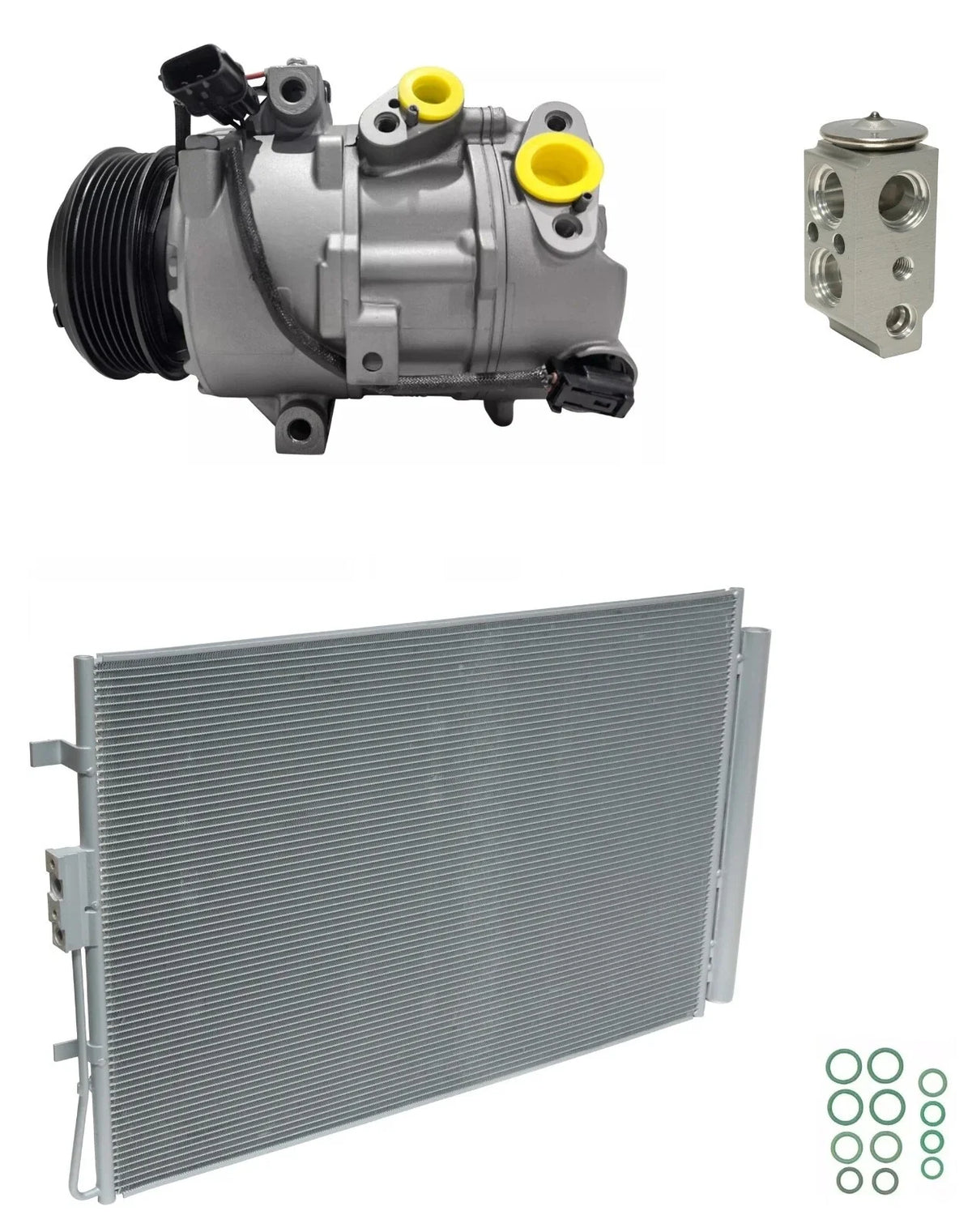 AC Compressor Kit with Condenser for Kia Carnival 3.5L V6 (2023–2023)