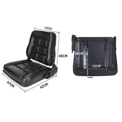 Forklift Seat Adjustable for Excavator Skid Loader Tractor Universal
