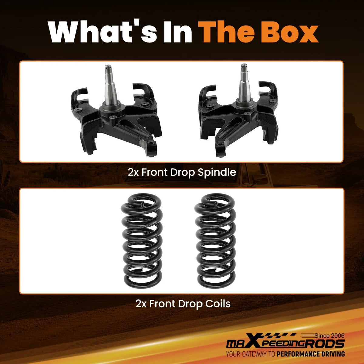 4.5" Drop Kit for Chevy Silverado C10 & GMC Sierra C15 (1973-1987)