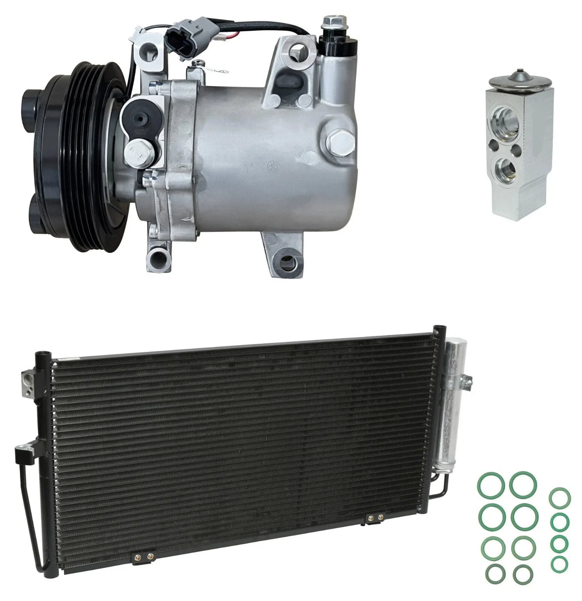 AC Compressor Kit with Condenser for Subaru Impreza 2.5L (2007–2011)