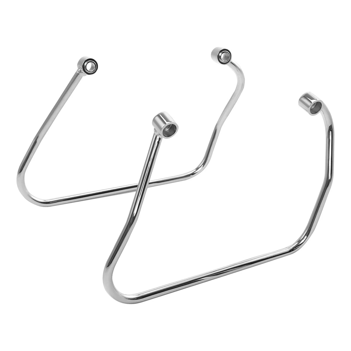 Chrome Support Bracket for Saddlebag on Harley Softail Street Bob 2018-2024