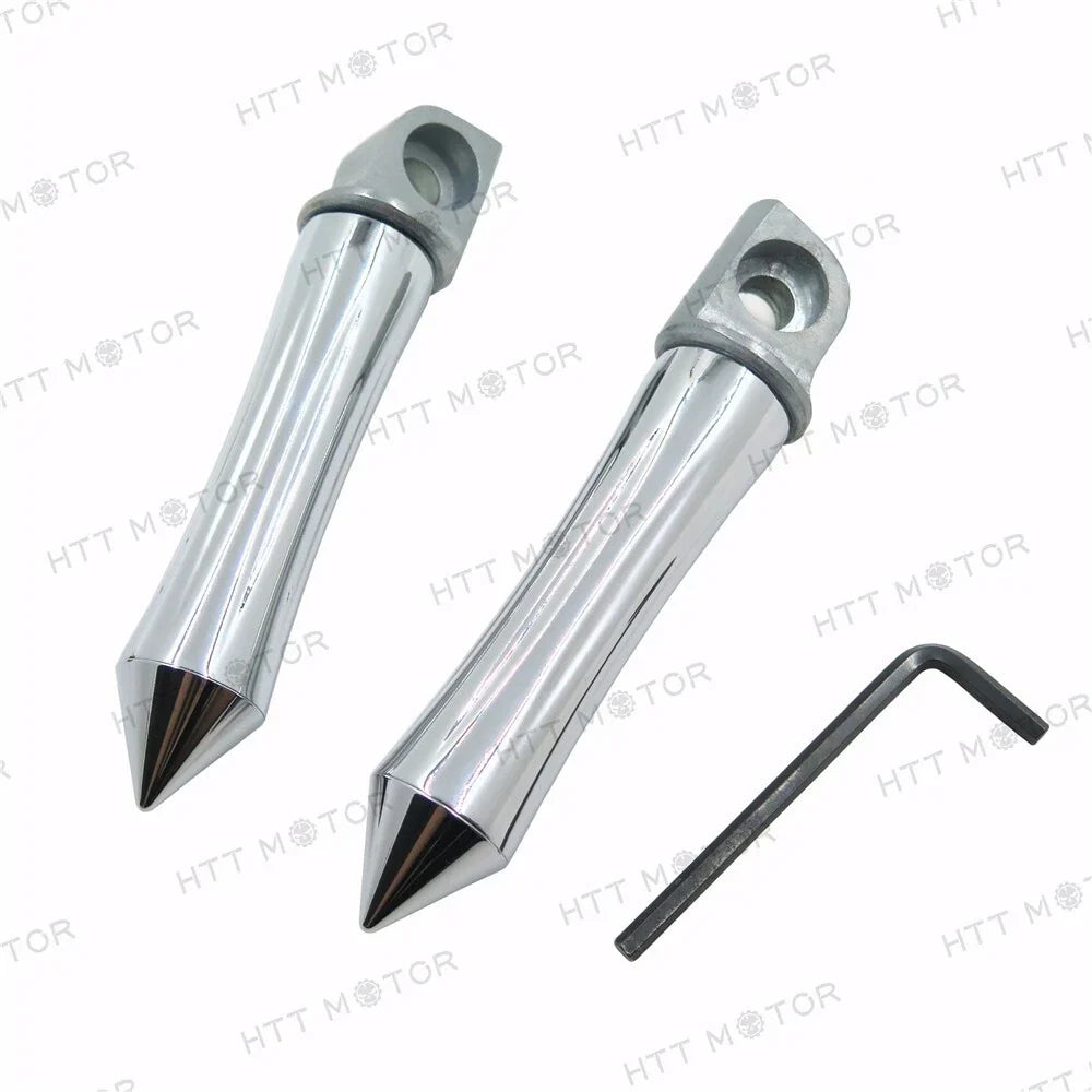 Chrome Footpegs for ZX750 Ninja (1987–1995) & ZX-9R (1994–1998)