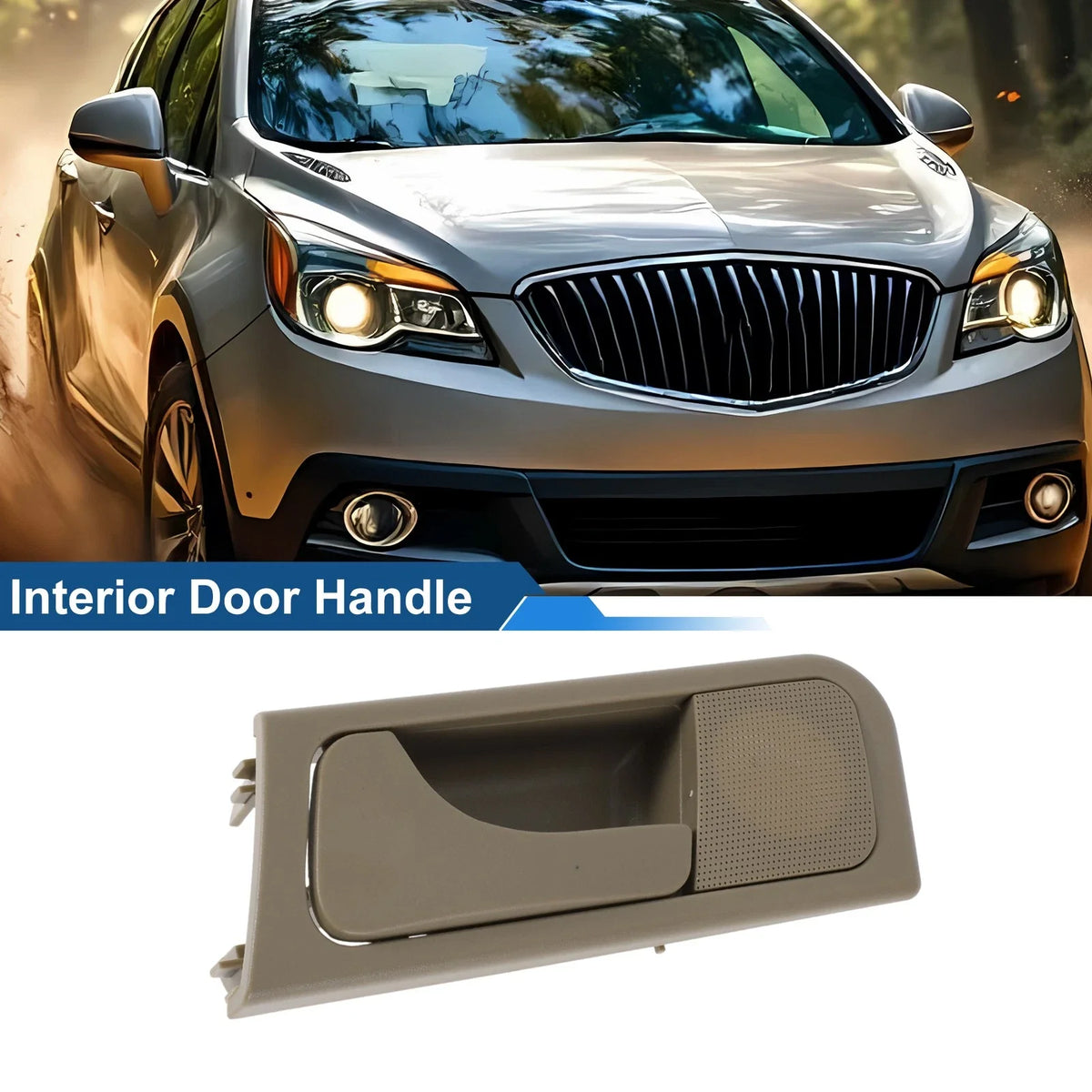 Front Passenger Side Interior Door Handle for Buick Excelle (2003–2008) Beige