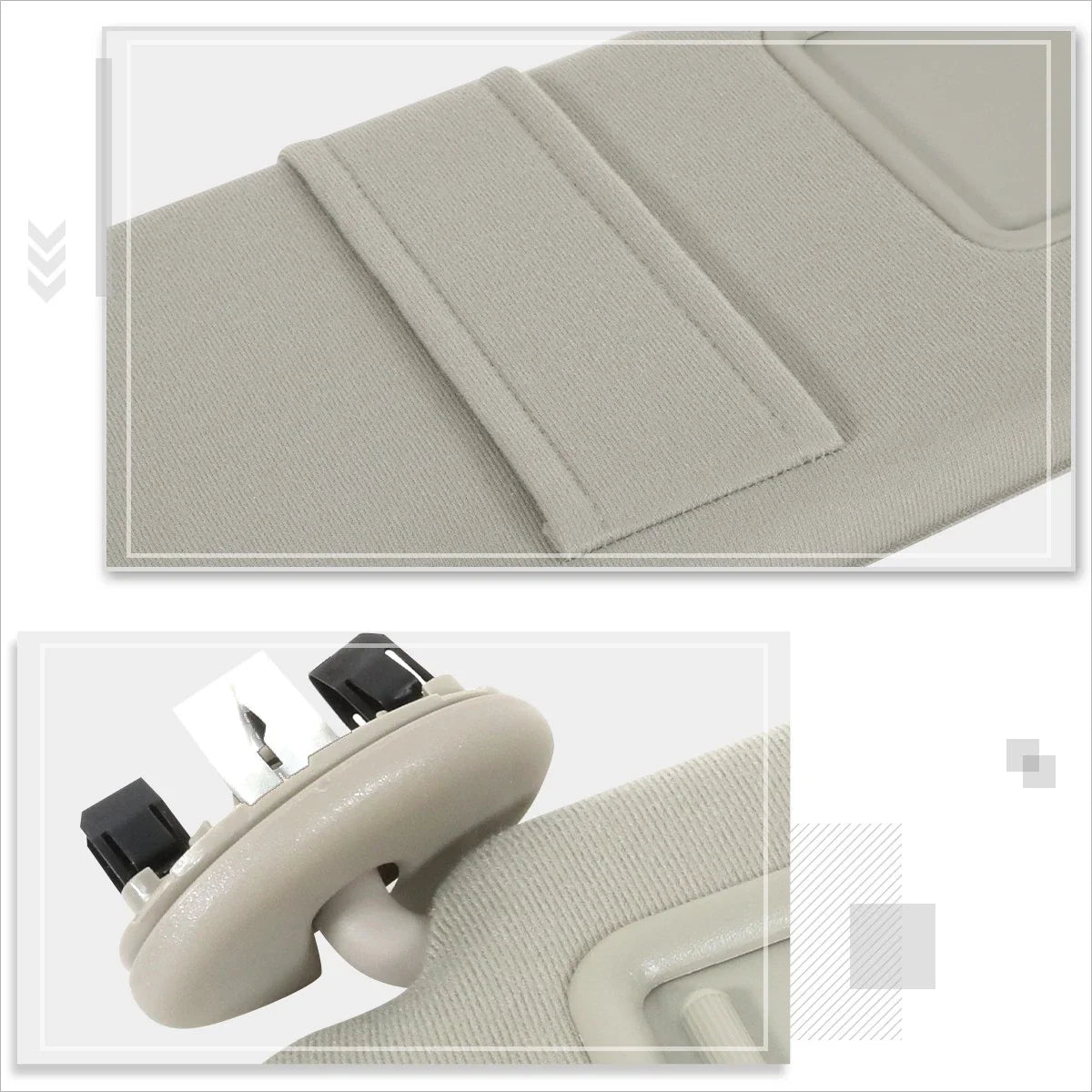 Vanity Light Sun Visor for 2007-2011 Toyota Camry - Driver Side