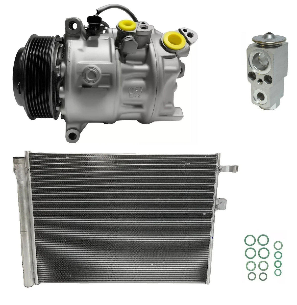 A/C Compressor Kit With Condenser for BMW X7 4.4L (2019–2022)