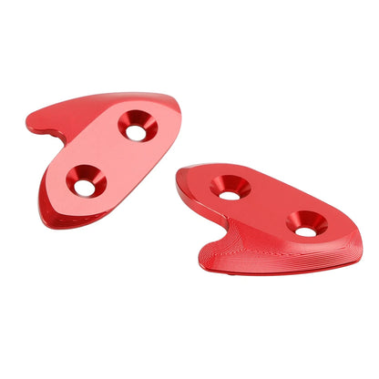 Mirror Block Off Plates in Red Aluminum for Yamaha R1/R1M/R1S 2015-2019