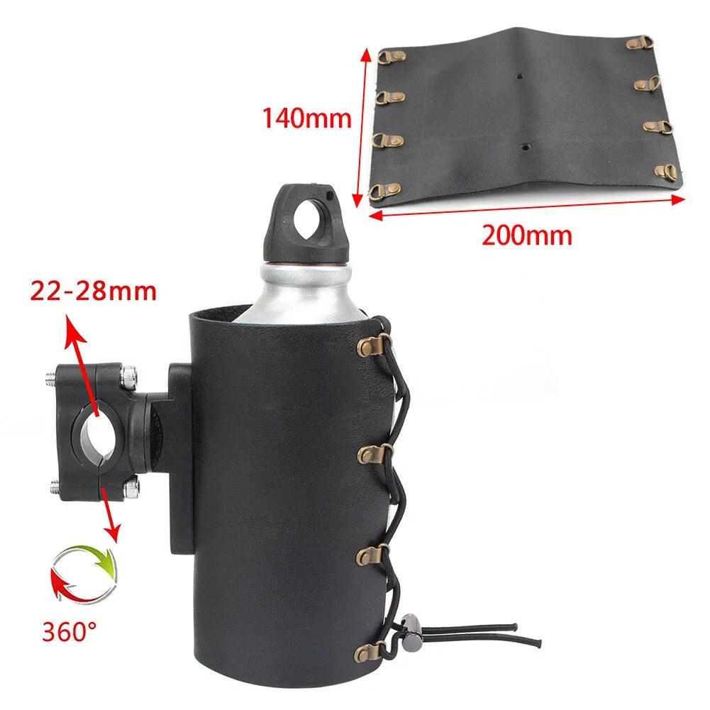 Cup Holder for Harley Motorcycle (Universal) - Yellow Brown