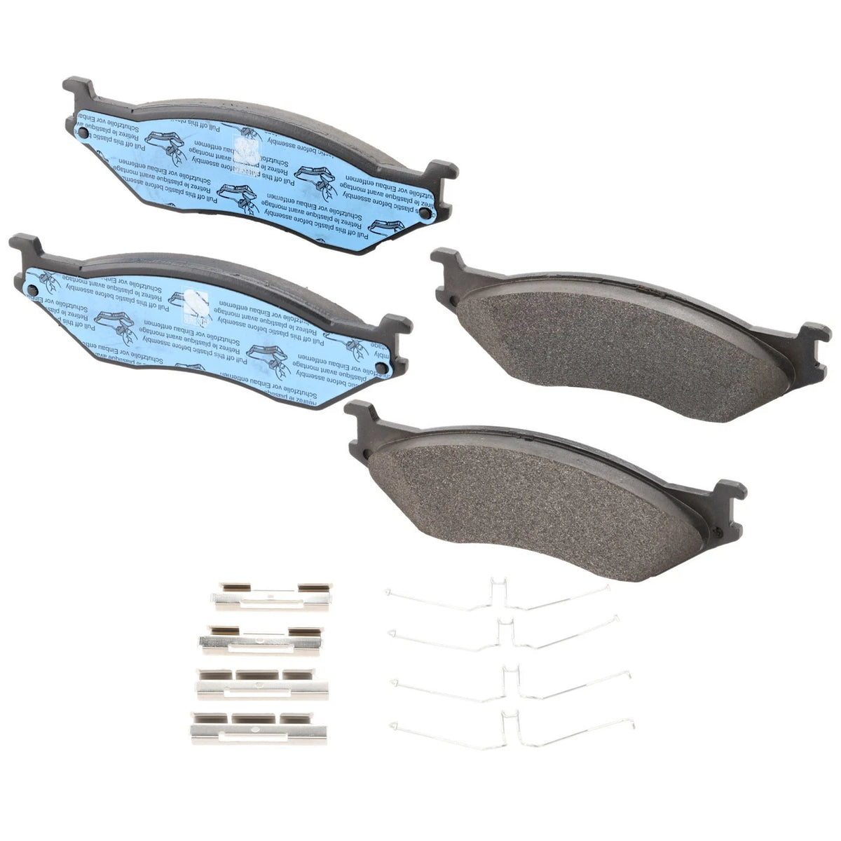 Semi-Metallic Brake Pad Set for Ford F-450 Super Duty (2005–2016)