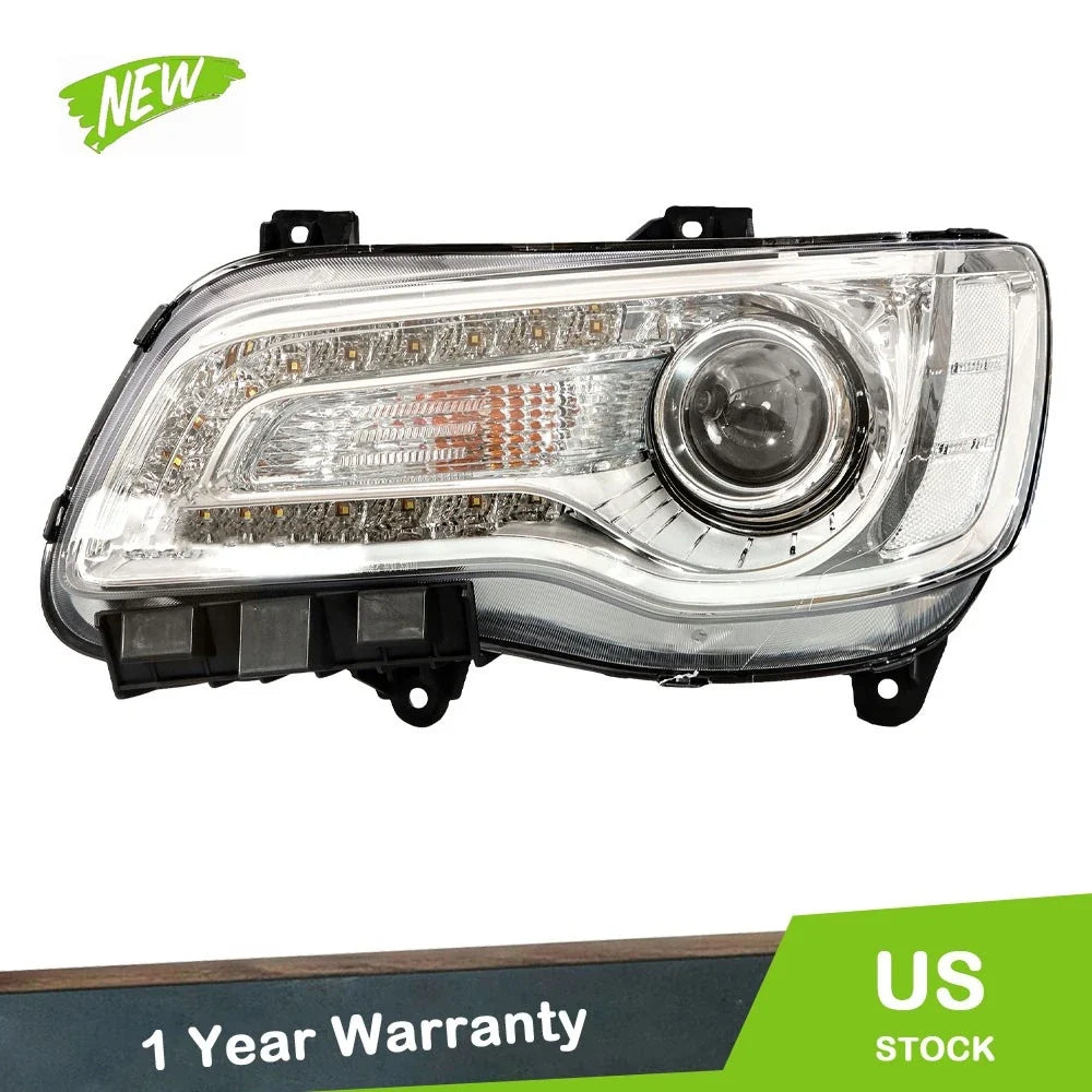 Driver Side Headlight Assembly for Chrysler 300 (2018–2022) Halogen