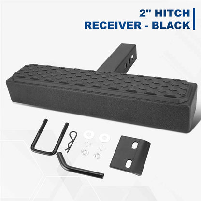 Rear Bumper Step Bar Guard 2" Hitch Receiver for Universal 2018–2023