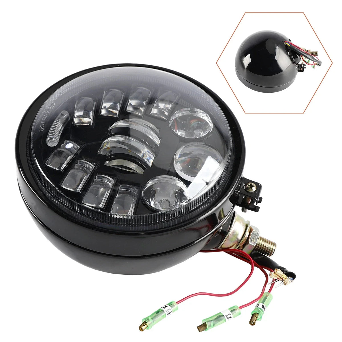 5.75" Spotlight Headlight for Motorcycle (#82)