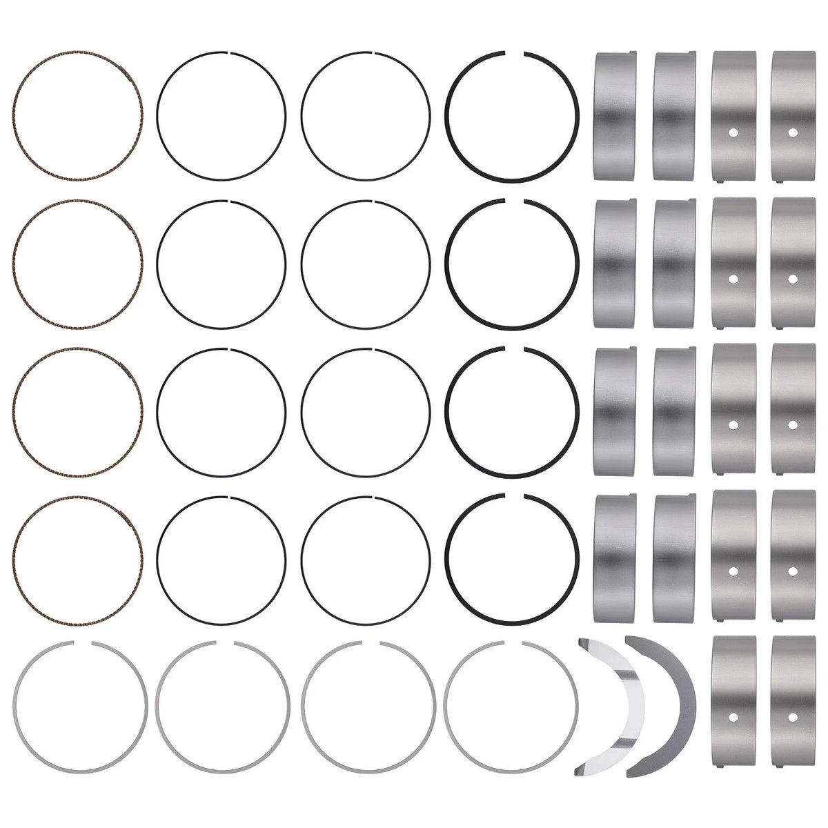 Complete Engine Piston Kit for Honda Civic (2001–2005) 1.7L D17A2